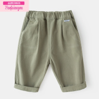 七斓宝宝牛仔裤秋季柔软婴儿裤子春秋洋气儿童童装男童休闲裤女童长裤