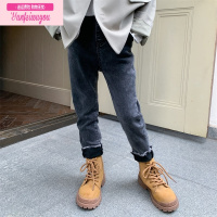 七斓leobaby女童牛仔裤2022新款儿童裤子高弹烟管裤宝宝秋装小脚长裤N