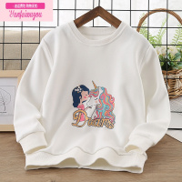 七斓200秋季新品儿童长袖卫衣卡通印花儿童休闲宽松上衣打底衫长袖