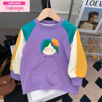 七斓2022秋装韩版童装女童连衣裙儿童长袖宝宝中长款卫衣春秋装洋气潮