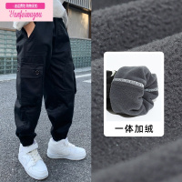 七斓男童工装裤春秋款2022新款秋季男孩中大童休闲宽松运动裤子潮12岁