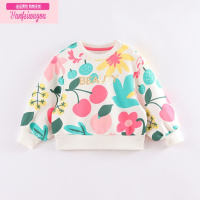 七斓女童卫衣春装2022新款儿童春秋衣服童装女宝宝薄款套头上衣