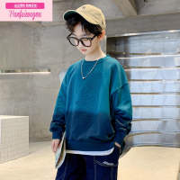 七斓男童秋装卫衣2022新款潮牌中大童韩版洋气长袖儿童春秋季扎染上衣