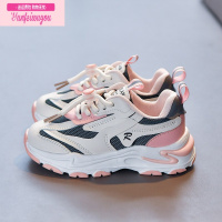 七斓童鞋女童运动鞋2022秋季新款儿童鞋子春秋大童休闲网面透气老爹鞋运动休闲鞋