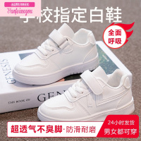 七斓儿童小白鞋男童春夏款儿童鞋子小学生休闲板鞋网面透气运动鞋女童运动休闲鞋