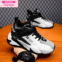 七斓男童鞋秋季透气儿童潮牌训练篮球鞋中大童运动老爹波鞋青少年运动休闲鞋