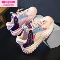 七斓女童鞋2022春秋新款休闲儿童运动鞋中大童软底跑步女孩登山鞋秋季运动休闲鞋