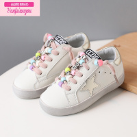 七斓儿童童鞋春秋鞋子女童运动鞋板鞋男童休闲鞋宝宝小白鞋亮片潮运动休闲鞋