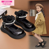 七斓小皮鞋2022春秋新款公主鞋软底小女孩单鞋女洋气儿童短靴女童鞋子