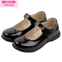 七斓女童黑色皮鞋女孩中小学生礼服鞋儿童舞台表演出鞋公主鞋专用校鞋