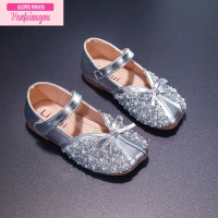 七斓女童皮鞋夏季2022春秋新款小女孩珍珠宝石公主鞋演出鞋小中大潮童