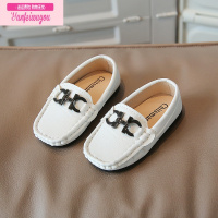 七斓英伦风复古男童小皮鞋春秋新款中小童儿童豆豆鞋小男孩单鞋礼服鞋
