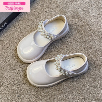 七斓女童英伦风皮鞋2022年春秋季新款儿童白色公主鞋小女孩软底演出鞋