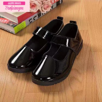 七斓新款女童黑色皮鞋女孩中小学生礼服鞋儿童舞台表演出鞋公主鞋校鞋