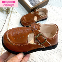 七斓66公主网红女童棕色皮鞋儿童英伦风表演鞋单鞋礼仪花童软底校鞋潮