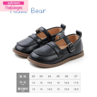 七斓2022儿童软底黑皮鞋女童春秋公主鞋英伦风童鞋女宝小童鞋子