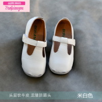 七斓童鞋女童皮鞋春季单鞋公主鞋宝宝鞋黑色小皮鞋女孩鞋儿童