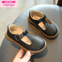 七斓BB家韩版女童小皮鞋2022秋季英伦风百搭儿童鞋软底中小女孩公主鞋
