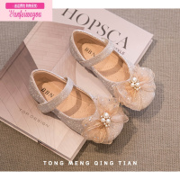 七斓女童公主鞋2022春秋季新款儿童鞋单鞋水晶童鞋女宝小皮鞋软底水钻