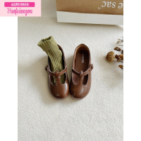 七斓UYIKIDS童鞋2022秋女童百搭复古丁字皮鞋儿童公主鞋宝宝洋气单鞋