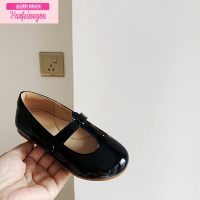 七斓韩国童鞋2022女童秋季新款韩版英伦风公主皮鞋儿童丁字鞋软底单鞋