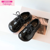 七斓砚台家男童皮鞋2022年春秋新款英伦风女宝宝小童单鞋