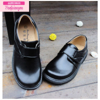 七斓男童黑色礼仪鞋深圳学生统一黑校鞋 男款学生黑皮鞋中小学生礼鞋