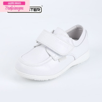 七斓香港buster男童皮鞋新款白色幼儿园小童校园儿童男孩礼仪上学表演