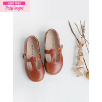 七斓儿童皮鞋复古女童黑色皮鞋童鞋女宝宝鞋子玛丽珍鞋女童公主鞋单鞋