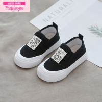 七斓儿童帆布鞋春秋女童鞋宝宝单鞋日系男童板鞋简约休闲鞋幼儿园球鞋