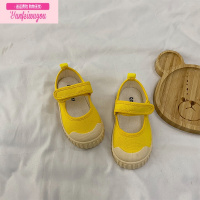 七斓幼儿园女童鞋帆布布鞋儿童室内鞋夏宝宝女童夏季春款鞋子单鞋小童儿童帆布鞋