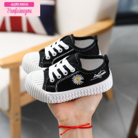 七斓小雏菊帆布鞋饼干鞋女宝宝鞋子春秋新款男童运动鞋板鞋1-3岁7软底儿童帆布鞋