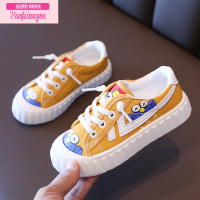 七斓儿童帆布鞋2022春秋新款套脚透气小白鞋韩版中大童板鞋男女童单鞋
