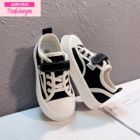 七斓女童帆布鞋春秋2022新款低帮幼儿园鞋子儿童板鞋男童中大童饼干鞋儿童帆布鞋