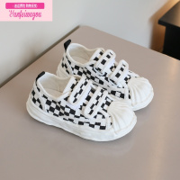 七斓女童鞋帆布鞋2022夏季新款儿童鞋子春秋板鞋男童溶解鞋夏款休闲鞋儿童帆布鞋