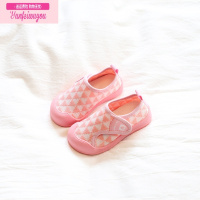 七斓女童鞋春秋男童运动鞋2022年宝宝帆布鞋幼儿园室内鞋儿童拖鞋软底儿童帆布鞋