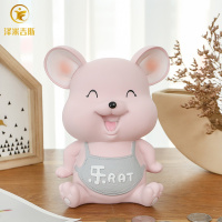 新年乐萌鼠存钱罐鼠年老鼠卡通可爱网红创意生肖鼠年儿童储蓄储钱
