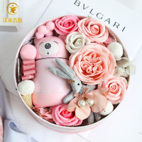 香皂花礼盒保温杯套装母亲节创意实用 肥皂花