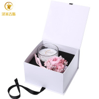 永生花香薰蜡烛礼盒情人节七夕新款玫瑰花礼盒