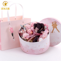 热卖母亲节创意实用香皂花康乃馨丝巾礼盒肥皂花