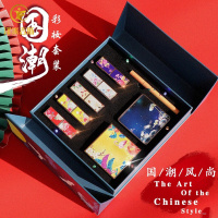 七夕送女友 中国风口红套装礼盒生日女生母亲节520情人节送女友老婆女朋友女孩情侣闺蜜实用结婚纪念日礼品花口红套装+月中仙