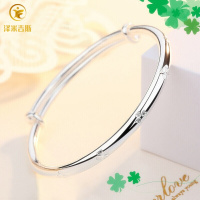 生日女生S999纯银四叶银送女友女朋友老婆闺蜜妈妈创意实用爱人情侣结婚爱情纪恋