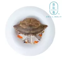 海仙道 一级红膏呛蟹 2袋(2只) 350/只 罐头
