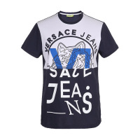 Versace JEANS 范思哲 男棉质短袖T恤 B3GTA74B 36591