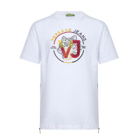 Versace JEANS 范思哲 男士棉质圆领短袖T恤 B3GTA76I 36610