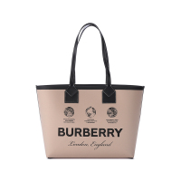 博柏利 BURBERRY 女款织物London手提单肩包托特包购物袋子母包8063121