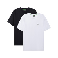 雨果博斯 HUGO BOSS 男士green系列棉质圆领短袖T恤两件套装 50478019