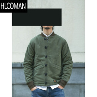 HLCOMAN2023日系新款男士p暖军事风工装棉衣潮流加厚外套棉袄棉服