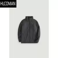 HLCOMAN2023冬季新款成熟男士防风雨通勤外套立领棉衣外套