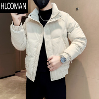 HLCOMAN男士外套冬季棉服潮牌痞帅立领工装棉衣2023新款羽绒棉袄冬装上衣